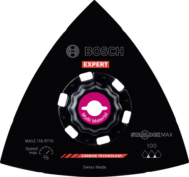 Bosch EXPERT MAVZ 116 RT10 Schleifplatte für Multifunktionswerkzeuge, 116 mm Produktbild img12 L