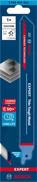 Bosch EXPERT S1022EHM Thin Tough Metal Säbelsägeblatt Produktbild img11 L