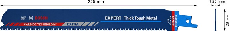 Bosch EXPERT S1155CHC Thick Tough Metal Säbelsägeblatt, 10-tlg. Produktbild img14 L