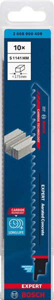 Bosch EXPERT S1141HM Aerated Concrete Säbelsägeblatt, 10-tlg. Produktbild img14 L