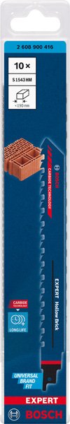 Bosch EXPERT S1543HM Hollow Brick Säbelsägeblatt, 10-tlg. Produktbild img12 L