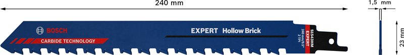 Bosch EXPERT S1543HM Hollow Brick Säbelsägeblatt, 10-tlg. Produktbild img13 L