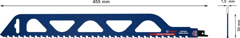 Bosch EXPERT S2243HM Hollow Brick Säbelsägeblatt Produktbild img13 L