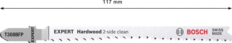 Bosch EXPERT Hardwood 2-side clean T308BFP Stichsägeblatt, 2-tlg. Produktbild img11 L