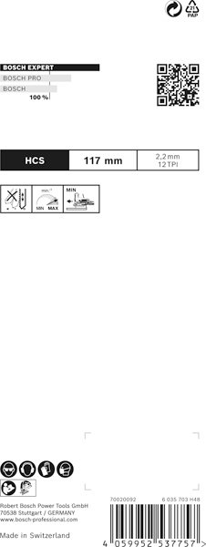 Bosch EXPERT Wood 2-side clean T308B Stichsägeblatt, 5-tlg. Produktbild img14 L
