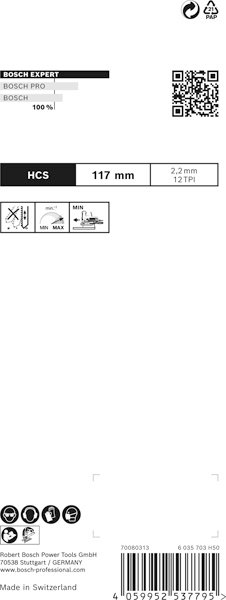 Bosch EXPERT Hardwood 2-side clean T308BO Stichsägeblatt, 5-tlg. Produktbild img13 L