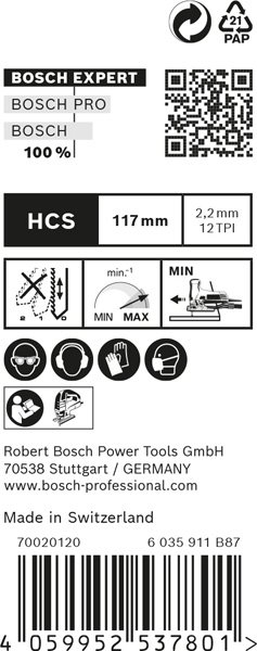 Bosch EXPERT Hardwood 2-side clean T308BO Stichsägeblatt, 25-tlg. Produktbild img13 L