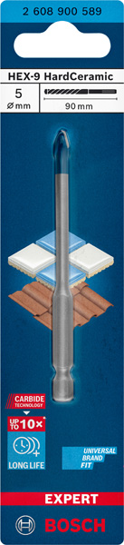 EXPERT HEX-9 HardCeramic Bohrer, 5 x 90 mm Produktbild img3 L