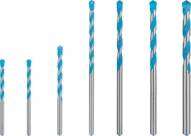 Bosch EXPERT CYL-9 Multi Construction Bohrer-Set, D= 5/5,5/6/6/7/8/10 mm, 7-tlg. Produktbild img1 L