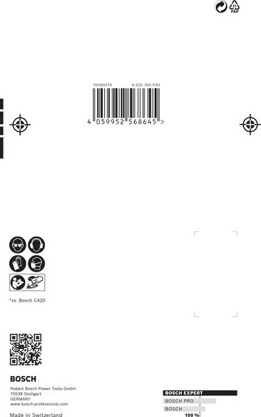 Bosch EXPERT M480 Schleifnetz Set, 100x150mm, K80-180, 10-tlg. Produktbild img14 L
