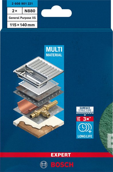 Bosch EXPERT N880 Vliespad zum Handschleifen, 115 mm Produktbild img9 L