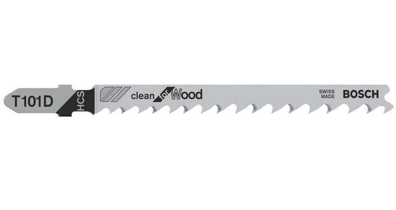 Bosch Stichsägeblatt T 101 D Clean for Wood, 3er-Pack Produktbild img1 L