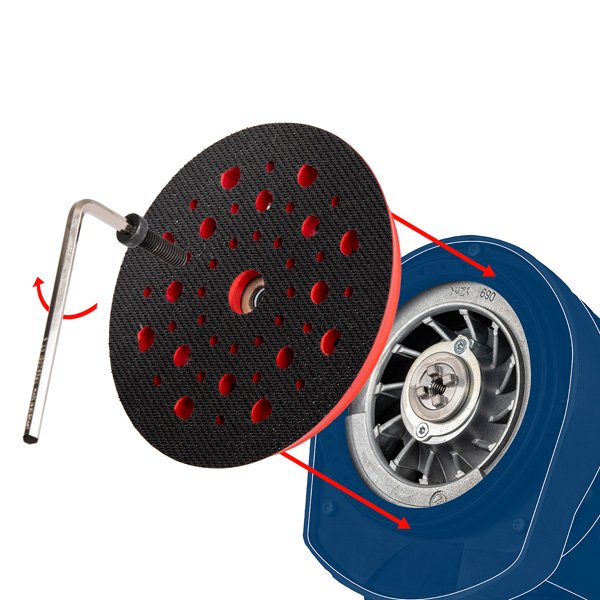 EXPERT Multihole (EXPERT Multiloch) Universalstützteller, 125&nbsp;mm, hart Produktbild img14 L