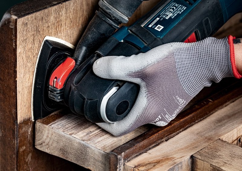Bosch EXPERT M480 Schleifnetz Set, 93mm, K80-180, 6-tlg. Produktbild img6 L