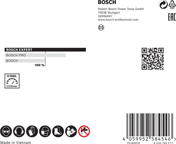 Bosch EXPERT Diamant Pipe Cut Trennscheibe, X-LOCK, 125x22,23 mm Produktbild img15 L