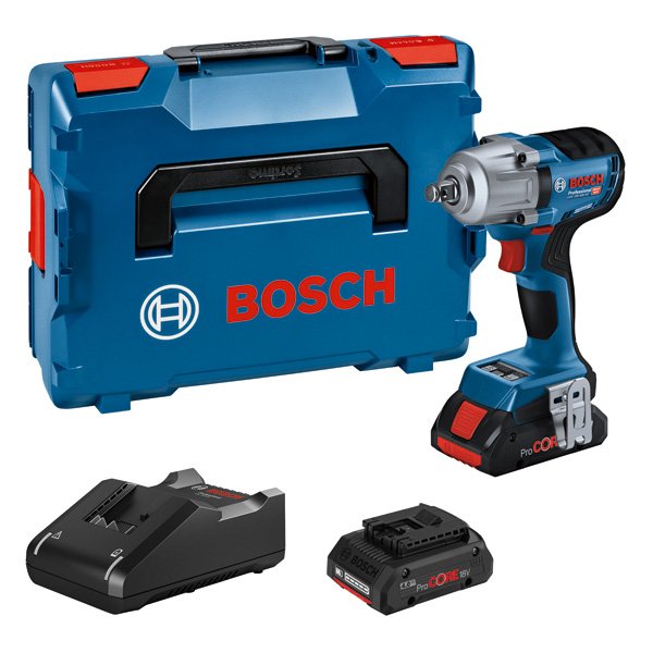 Bosch Akku-Drehschlagschrauber GDS 18V-450 HC, 2 Akku, Ladg., L-BOXX, BT Low-En. Mod. Produktbild img2 L