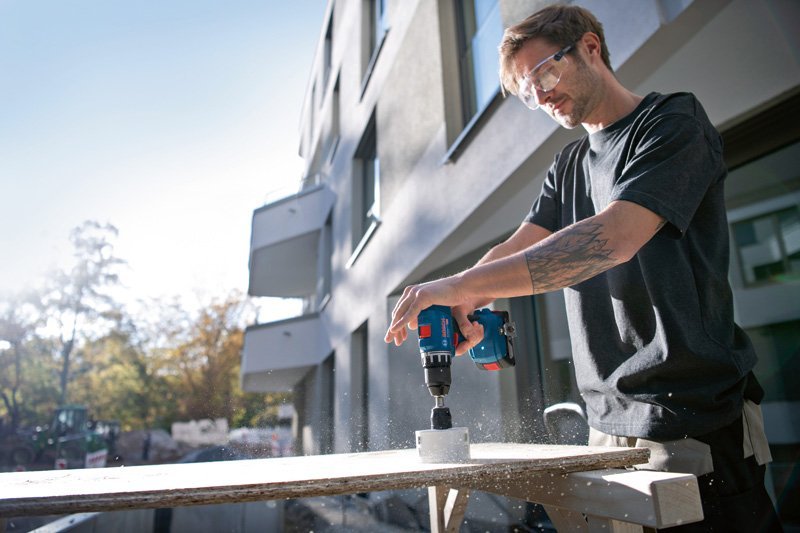 Akku-Bohrschrauber GSR 18V-45, 2 Akku GBA 18V 2.0Ah, Ladg. u. L-CASE Produktbild img3 L