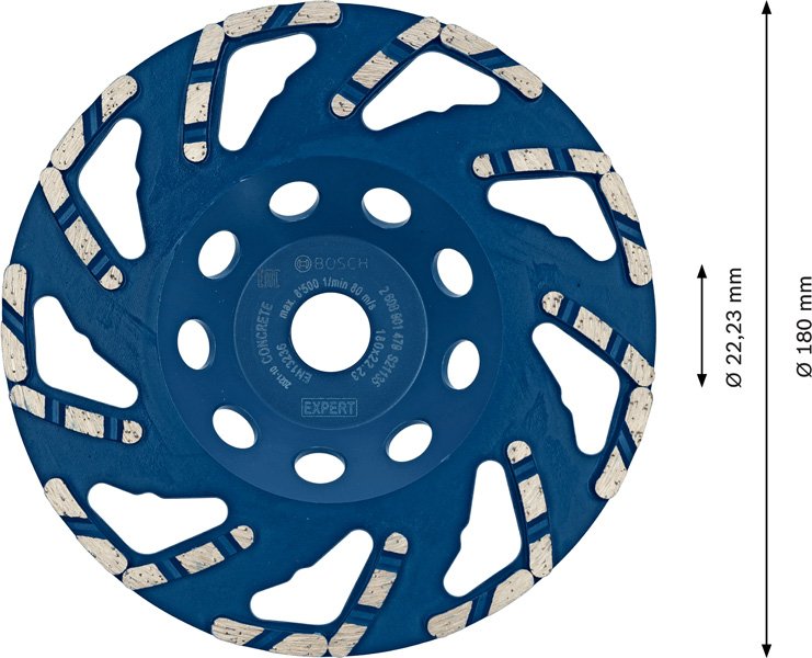 Bosch EXPERT Concrete Topfscheibe, 180x22,23x4,5&nbsp;mm Produktbild img14 L