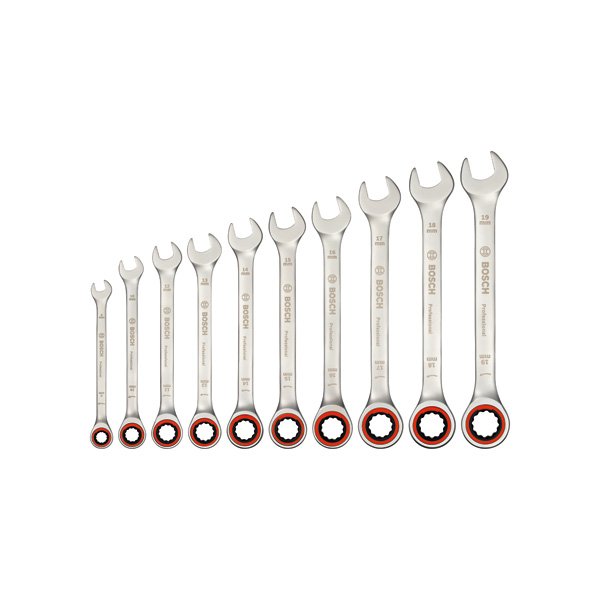 Bosch Ringmaulratschenschlüssel Maulschlüssel-Set, 10-tlg. Produktbild img2 L
