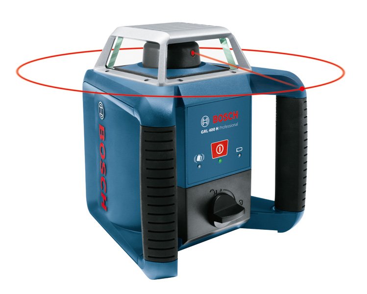 Bosch Rotationslaser GRL 400 H + LR 1 in L-BOXX Produktbild img2 L