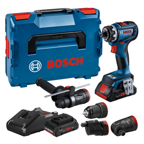 Akku-Bohrschrauber GSR 18V-90 FC, 2 x Akku ProCORE18V 4.0Ah, Ladg. U. L-BOXX 136 Produktbild img1 L