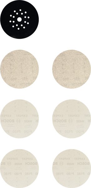 Bosch EXPERT M480 Schleifnetz StarterSet inkl. Schleiftellerschoner, 225mm, 7-tlg. Produktbild img13 L