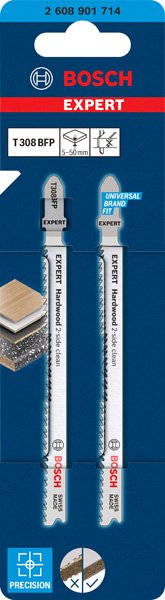 Bosch EXPERT Hardwood 2-side clean T308BFP Stichsägeblatt, 2-tlg. Produktbild img9 L