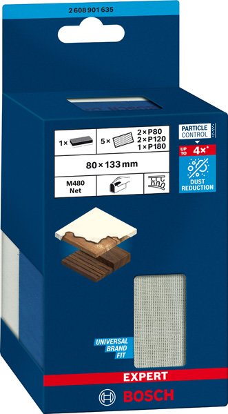 EXPERT Dual Density Schleifblock + 5xM480 Schleifnetz Set, 6-tlg. Produktbild img2 L