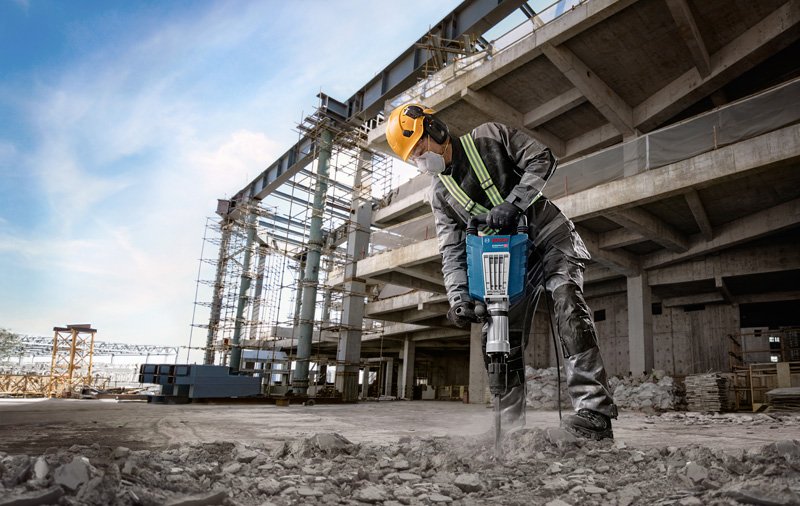 Bosch Abbruchhammer GSH 14 C im Handwerkerkoffer Produktbild img7 L