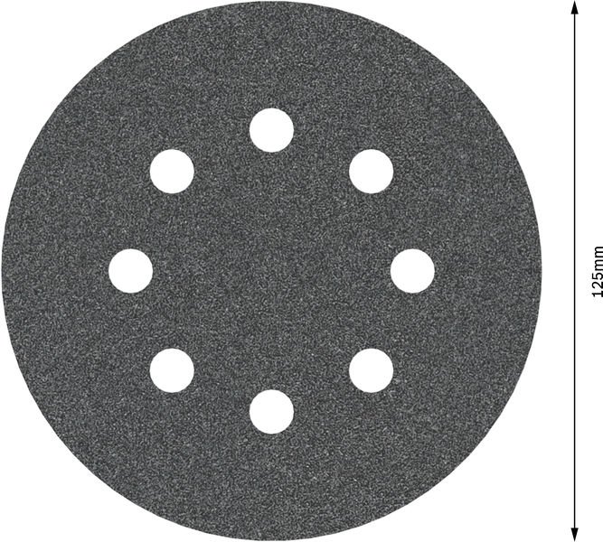 PRO F355 Schleifblatt, 125 mm, G120 Produktbild img3 L