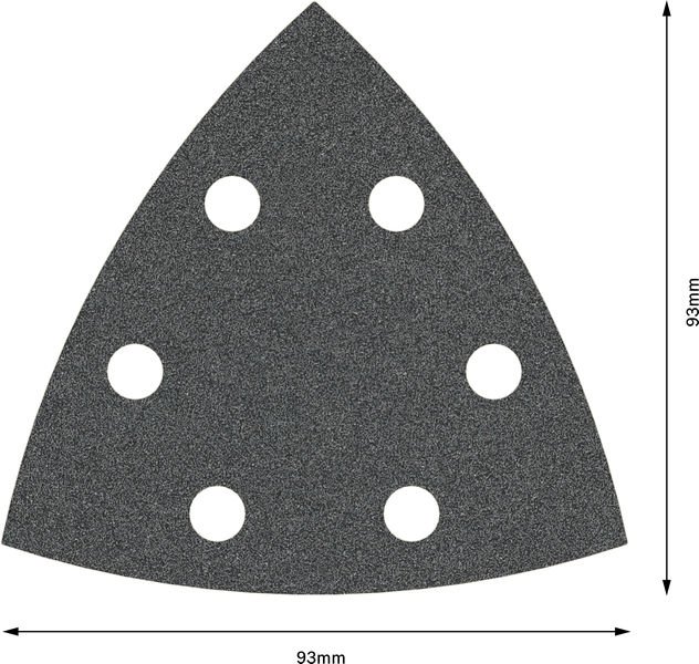 PRO F355 Schleifblatt, 93 mm, G80 Produktbild img3 L