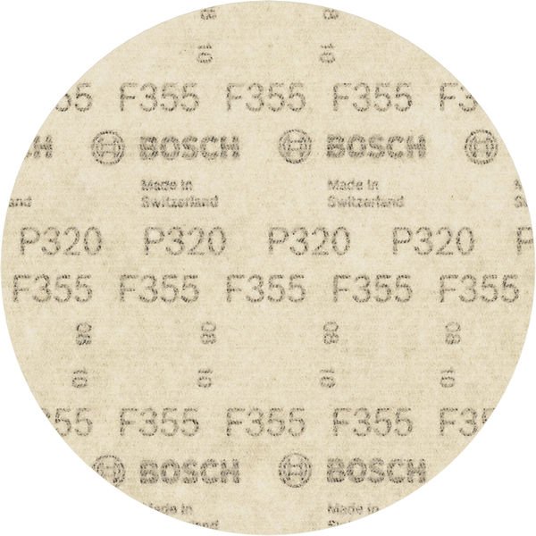 Bosch Schleifblatt Papier F355, 115 mm, ungelocht, Klett, 10er-Pack Produktbild img4 L