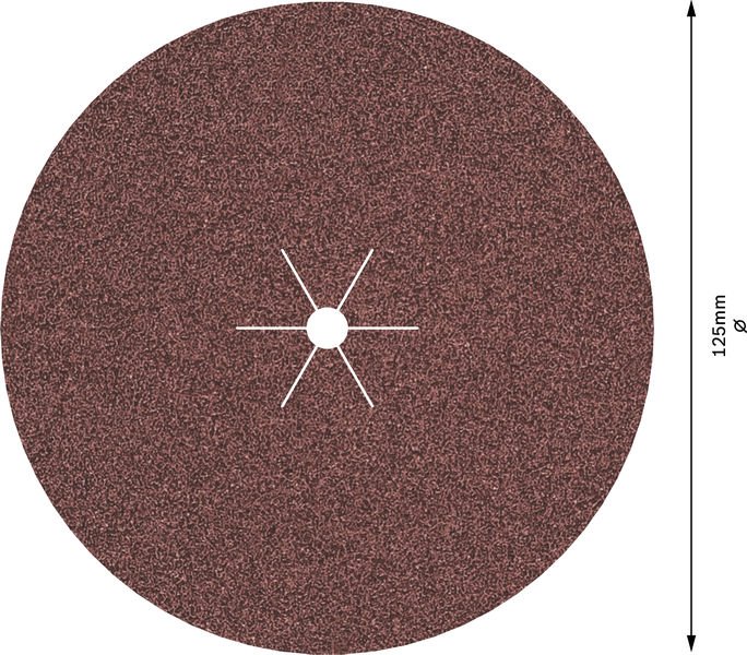 PRO F460 Schleifblatt, 125 mm, G80 Produktbild img3 L