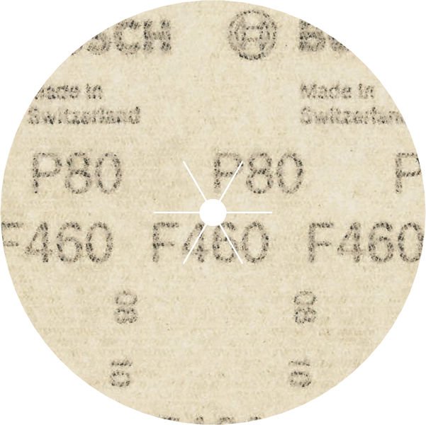 PRO F460 Schleifblatt, 125 mm, G80 Produktbild img4 L