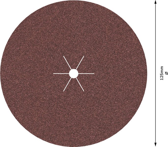 PRO F460 Schleifblatt, G40, G60, G80, G120, G180, 125 mm Produktbild img3 L