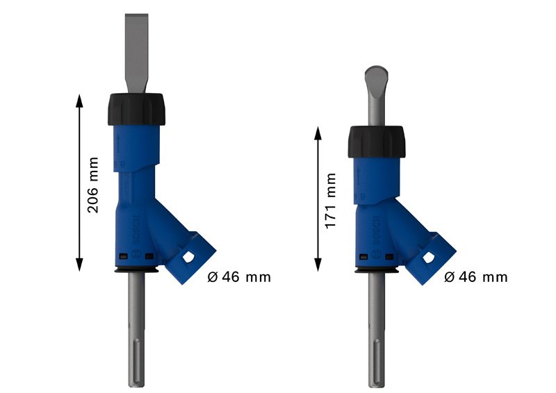 Bosch EXPERT SDS Clean max Flachmeißel + Adapter, 25x400 mm Produktbild img27 L