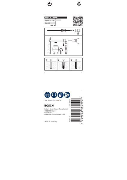 EXPERT SDS Clean plus-8X Hammerbohrer, 6.5x100x225 mm Produktbild img2 L