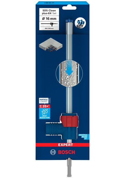 EXPERT SDS Clean plus-8X Hammerbohrer mit einem Anschluss, 16x200x350 mm Produktbild img1 L