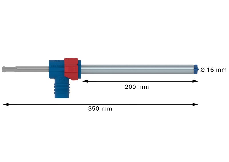 EXPERT SDS Clean plus-8X Hammerbohrer mit einem Anschluss, 16x200x350 mm Produktbild img3 L
