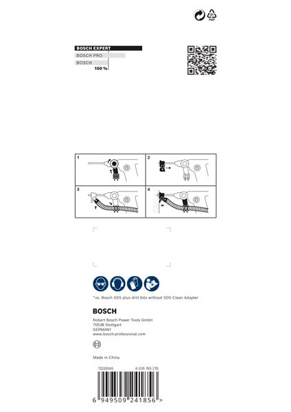 Bosch EXPERT SDS Clean Dust Adapter zum Bohren Produktbild img27 L