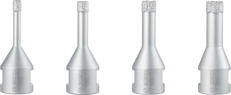 Bosch PRO Ceramic dry X-Lock Bohrkronen-Set, 6 x 30, 8 x 30, 10 x 30, 12 x 30 mm, 4tlg Produktbild img5 L