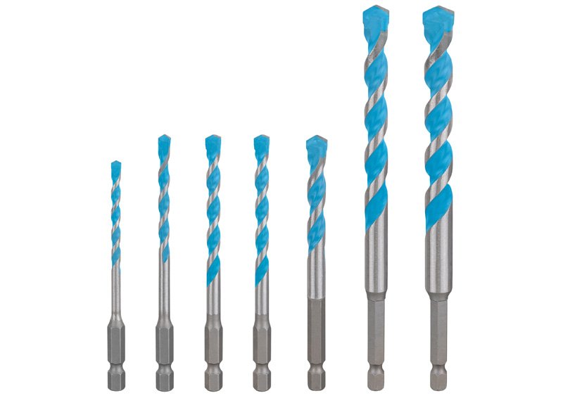 Bosch EXPERT HEX-9 Multi Construction Bohrer-Set, D= 4/5/6/6/8/10/12 mm, 7-tlg. Produktbild img1 L