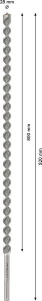 Bosch PRO SDS max-4 Hammerbohrer, 28 x 800 x 920&nbsp;mm Produktbild img4 L