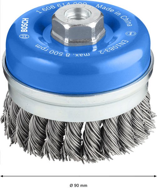 Bosch PRO Metal heavy Topfbürste, 90 x 0,8 mm, Gewinde Produktbild img3 L
