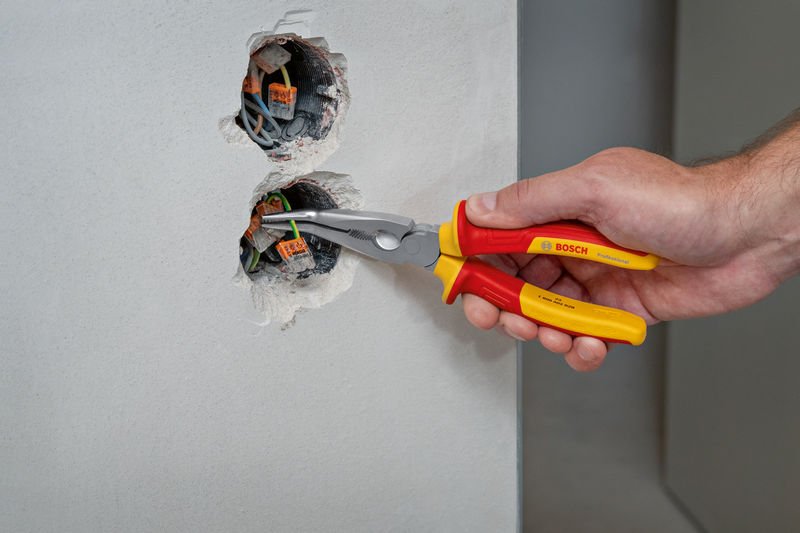 Bosch VDE-Spitzzange gebogen 40°, 200 mm Produktbild img2 L
