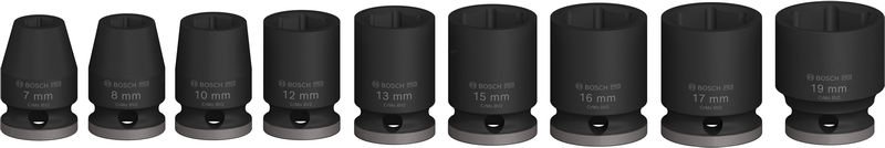 Bosch PRO Impact Socket Set, 3/8", Standard, 9‑tlg. Produktbild img4 L
