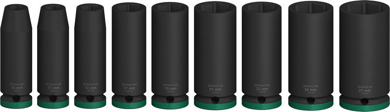 Bosch PRO Impact Socket Set, 1/2", tief, 9‑tlg. Produktbild img4 L