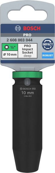 Bosch PRO Impact Socket, 1/2", 10 mm, tief Produktbild img2 L