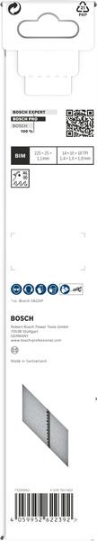 Bosch PRO Medium-Thick Metal precise S1137BEF Blatt, 1,1 x 25 x 225 mm, 5-tlg. Produktbild img4 L