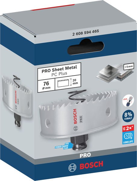 PRO Sheet Metal PC Plus Lochsäge, 76&nbsp;mm Produktbild img4 L